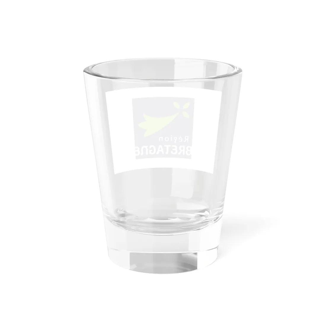 Flag of the Region of Bretagne (France) Shot Glass 1.5oz - Go Mug Yourself