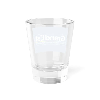 Flag of the Region of Grand Est Variant 2 (France) Shot Glass 1.5oz - Go Mug Yourself