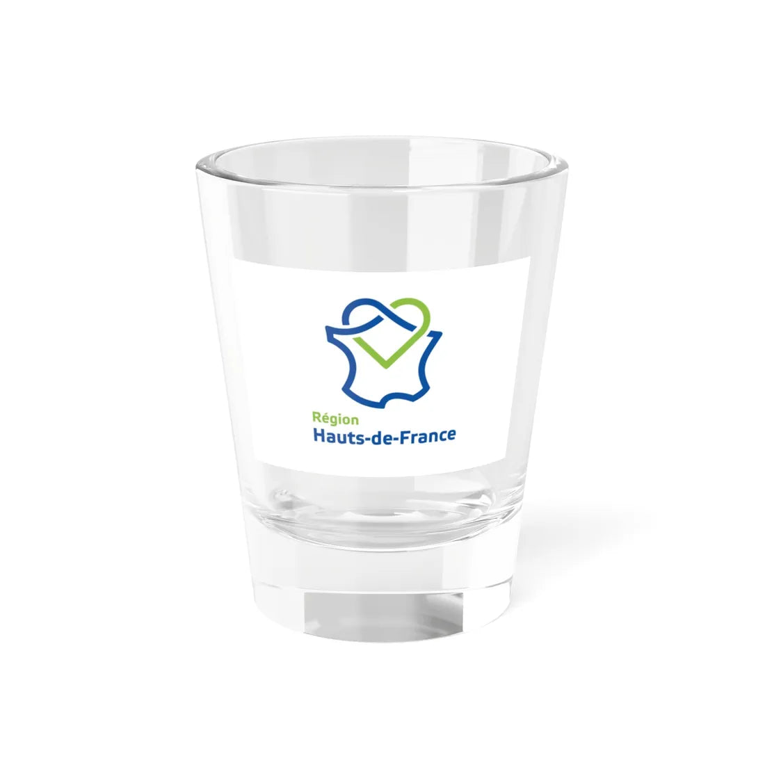 Flag of the Region of Hauts-de-France (France) Shot Glass 1.5oz 1.5oz - Go Mug Yourself