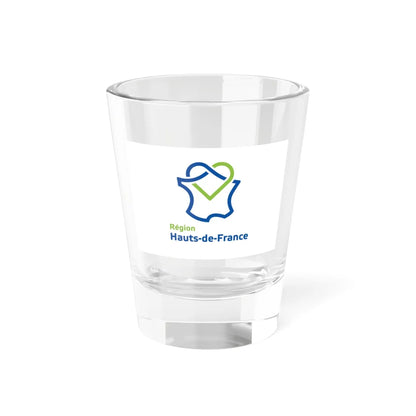 Flag of the Region of Hauts-de-France (France) Shot Glass 1.5oz 1.5oz - Go Mug Yourself