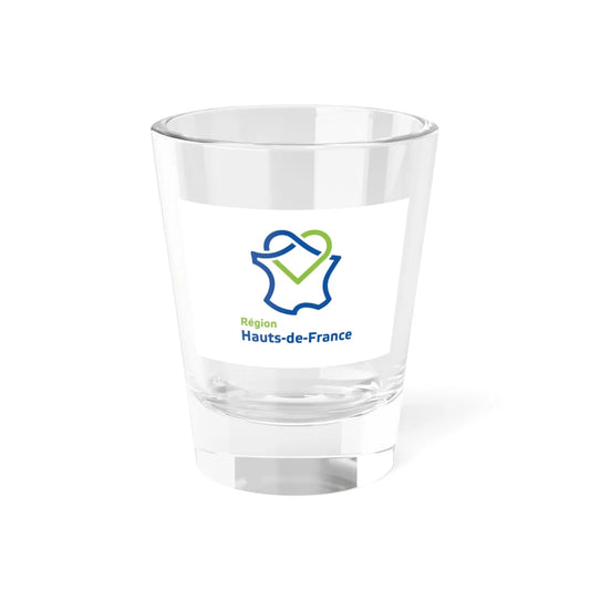 Flag of the Region of Hauts-de-France (France) Shot Glass 1.5oz 1.5oz - Go Mug Yourself