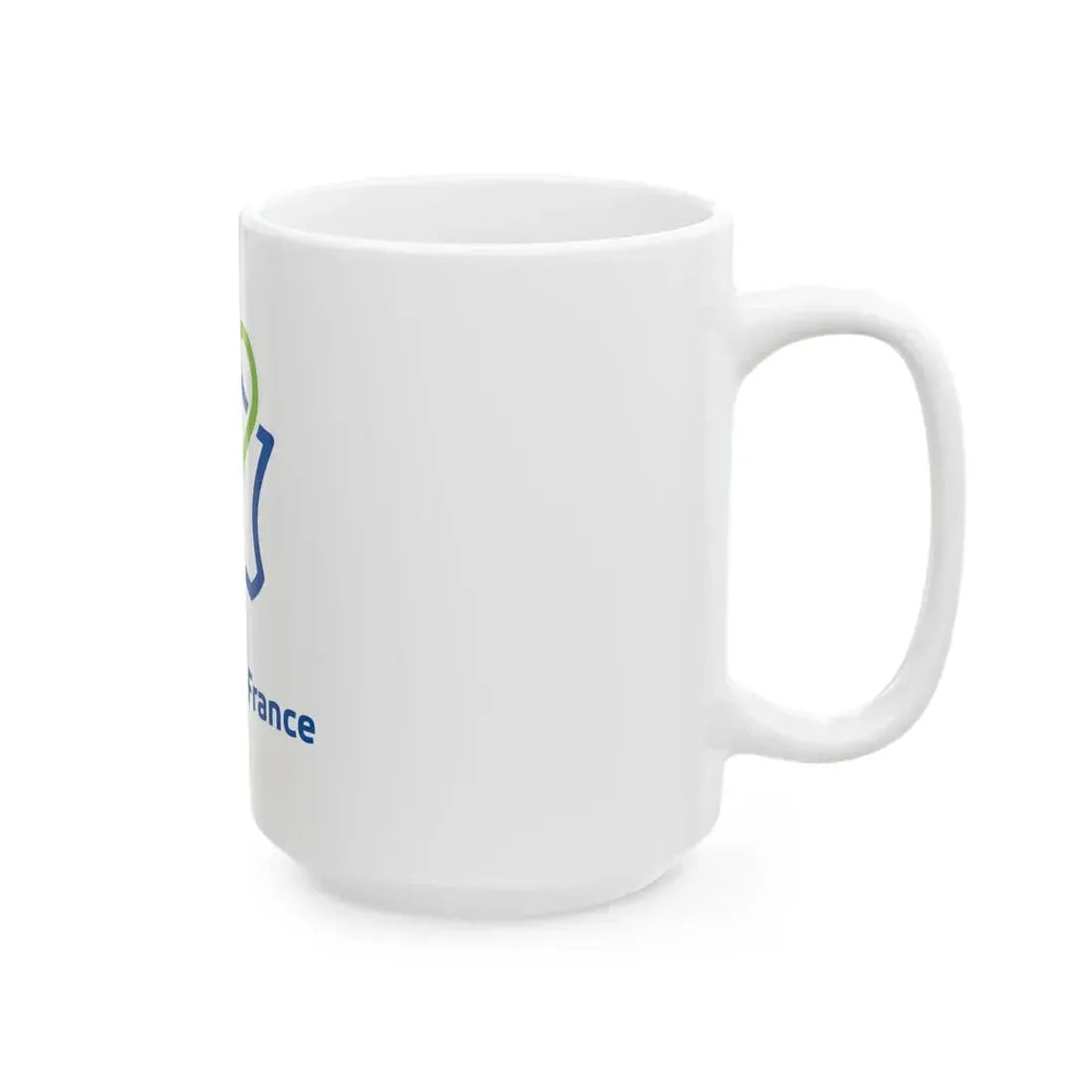Flag of the Region of Hauts-de-France (France) White Coffee Mug - Go Mug Yourself