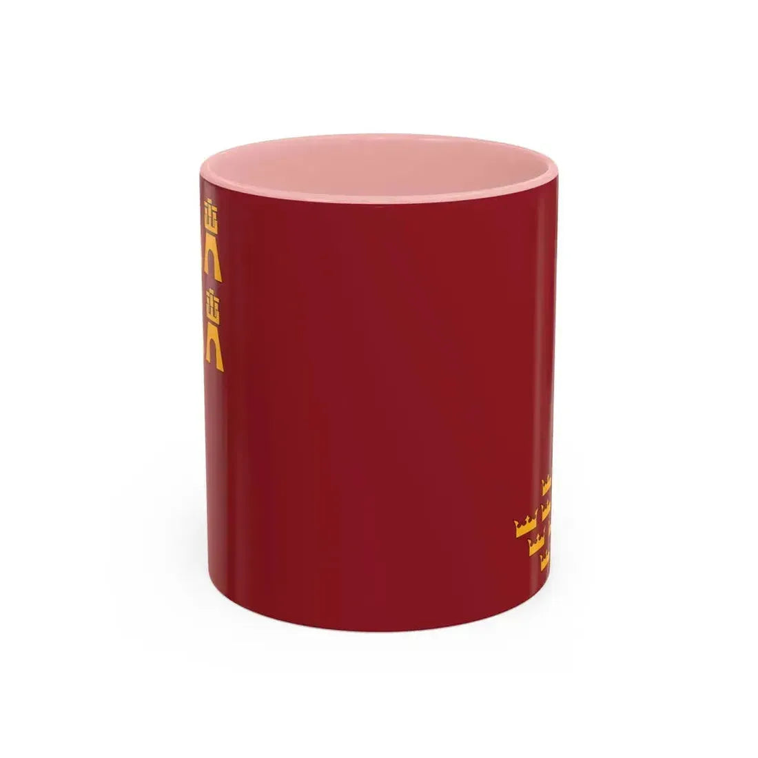 Flag of the Region of Murcia Spain - Accent Coffee Mug 11oz Pink - Go Mug Yourself