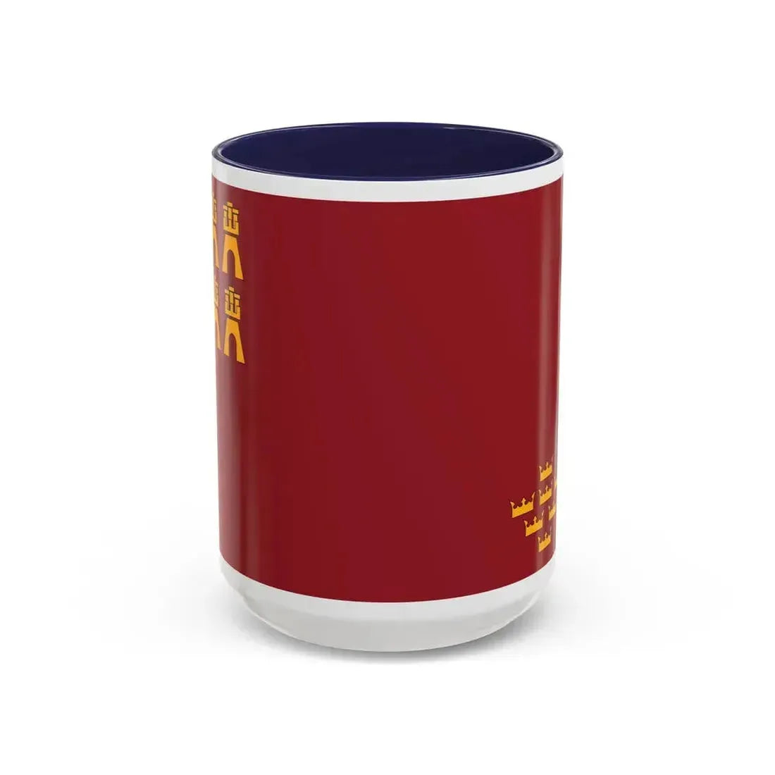 Flag of the Region of Murcia Spain - Accent Coffee Mug 15oz Navy - Go Mug Yourself