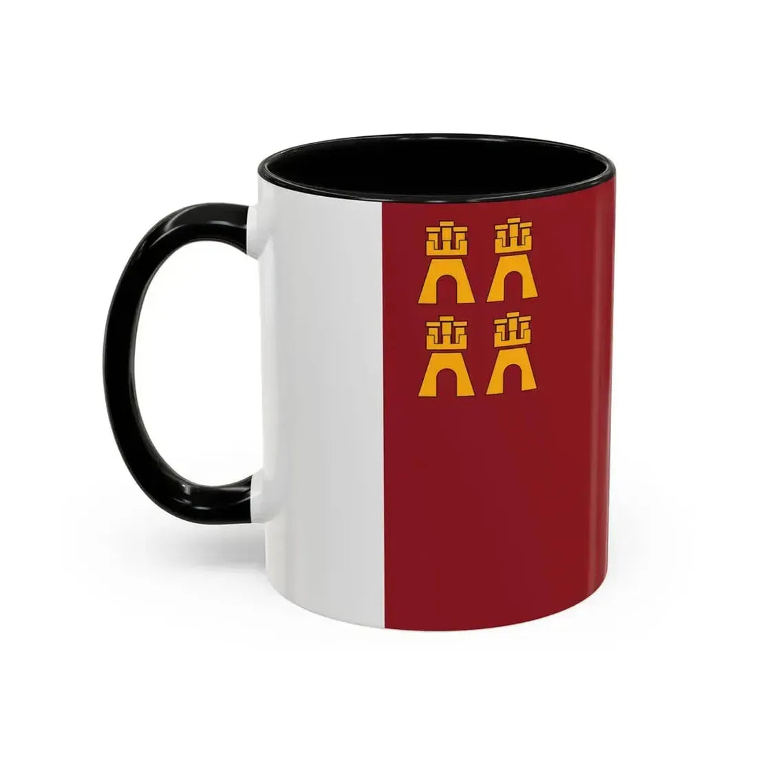 Flag of the Region of Murcia Spain - Accent Coffee Mug - Go Mug Yourself