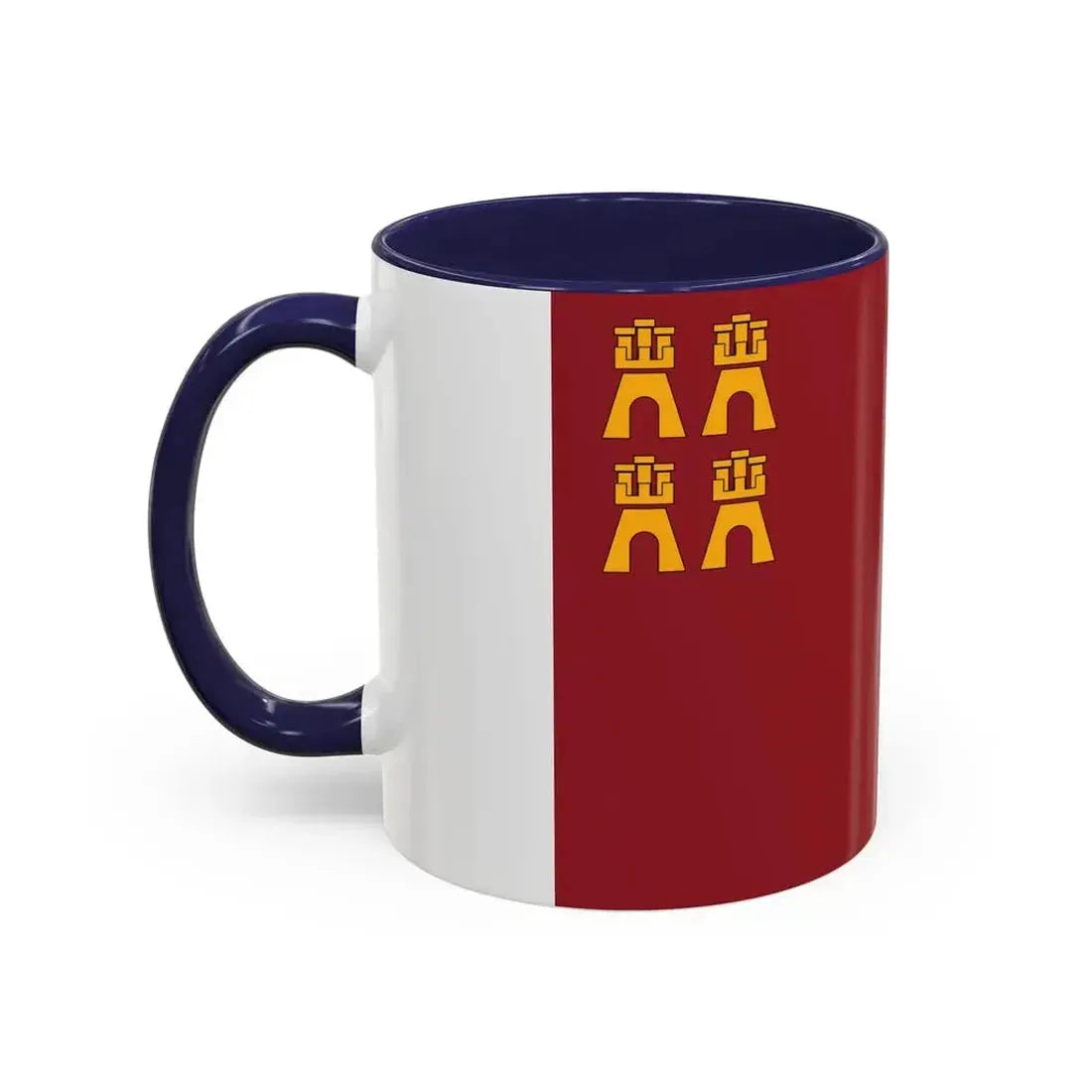 Flag of the Region of Murcia Spain - Accent Coffee Mug - Go Mug Yourself
