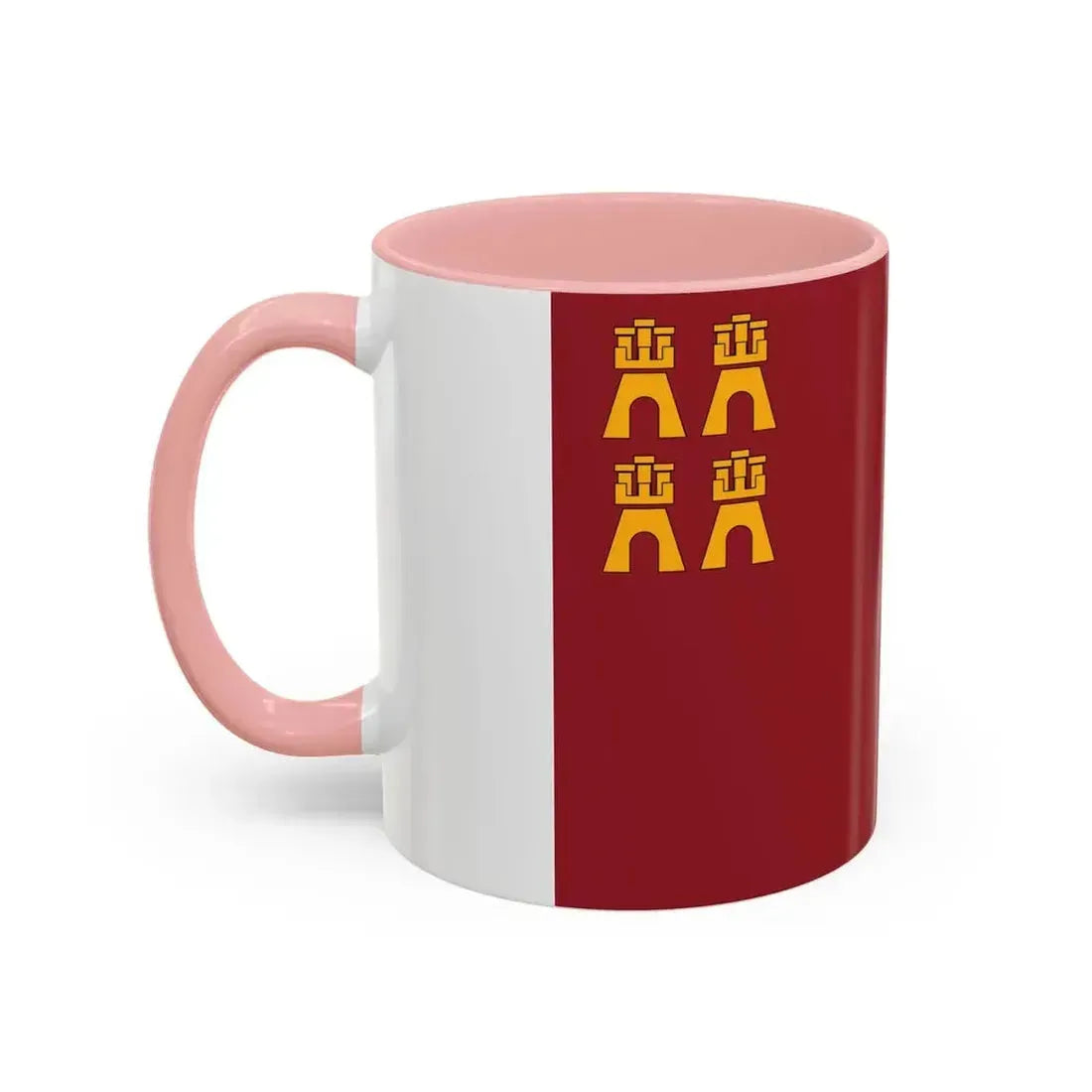 Flag of the Region of Murcia Spain - Accent Coffee Mug - Go Mug Yourself