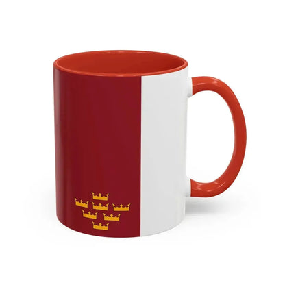 Flag of the Region of Murcia Spain - Accent Coffee Mug - Go Mug Yourself