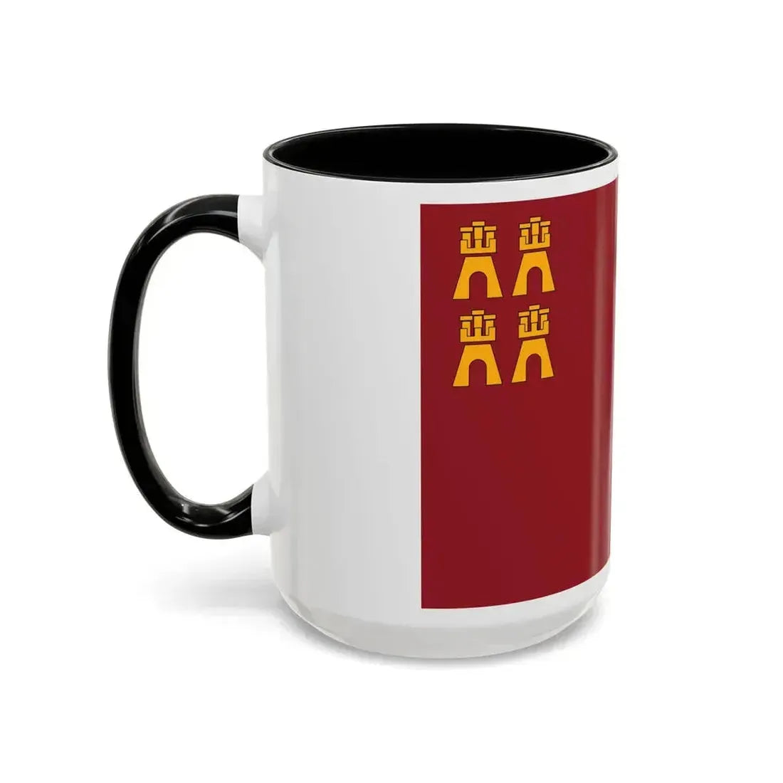 Flag of the Region of Murcia Spain - Accent Coffee Mug - Go Mug Yourself