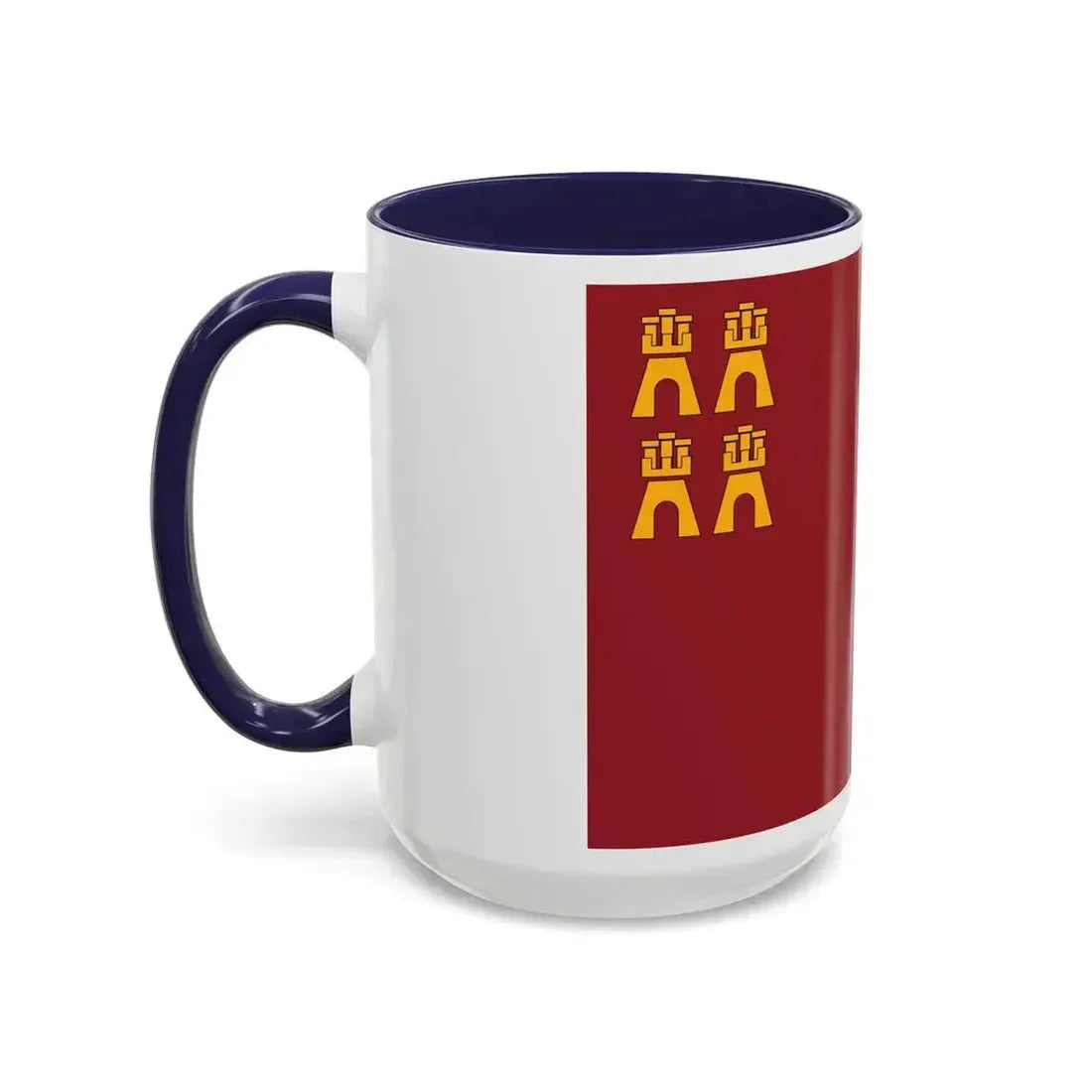 Flag of the Region of Murcia Spain - Accent Coffee Mug - Go Mug Yourself