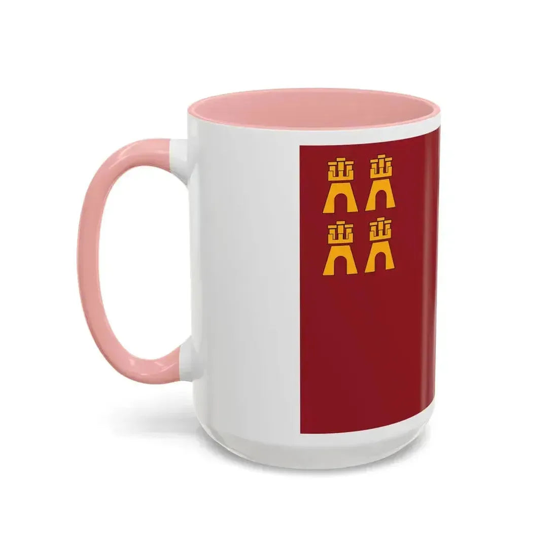 Flag of the Region of Murcia Spain - Accent Coffee Mug - Go Mug Yourself