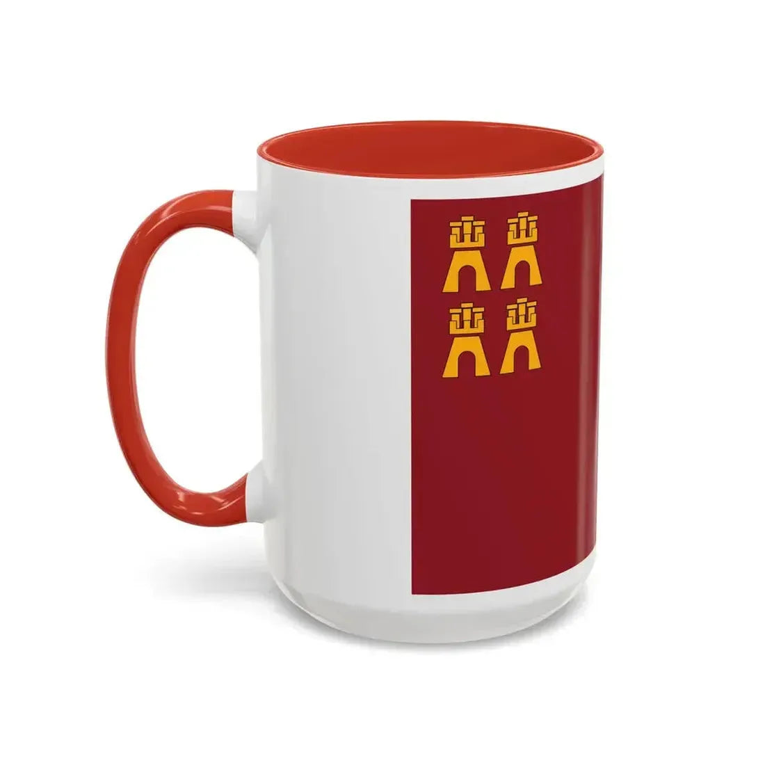 Flag of the Region of Murcia Spain - Accent Coffee Mug - Go Mug Yourself