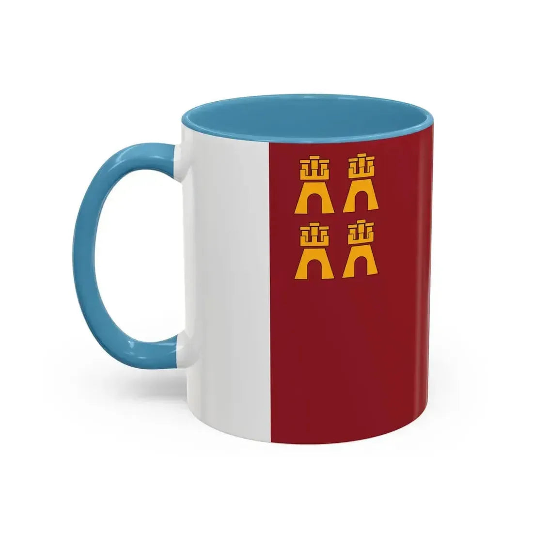 Flag of the Region of Murcia Spain - Accent Coffee Mug - Go Mug Yourself