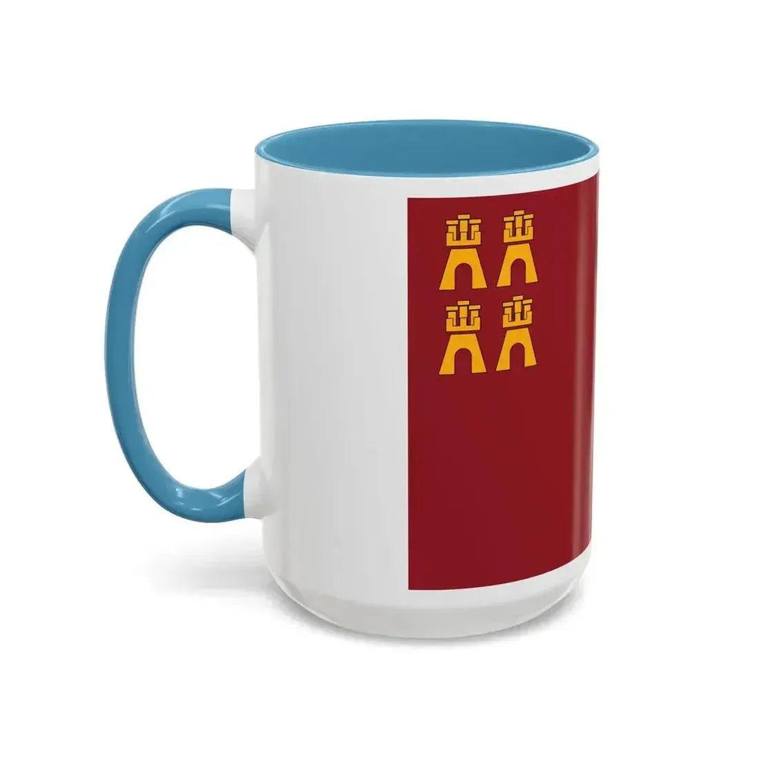 Flag of the Region of Murcia Spain - Accent Coffee Mug - Go Mug Yourself