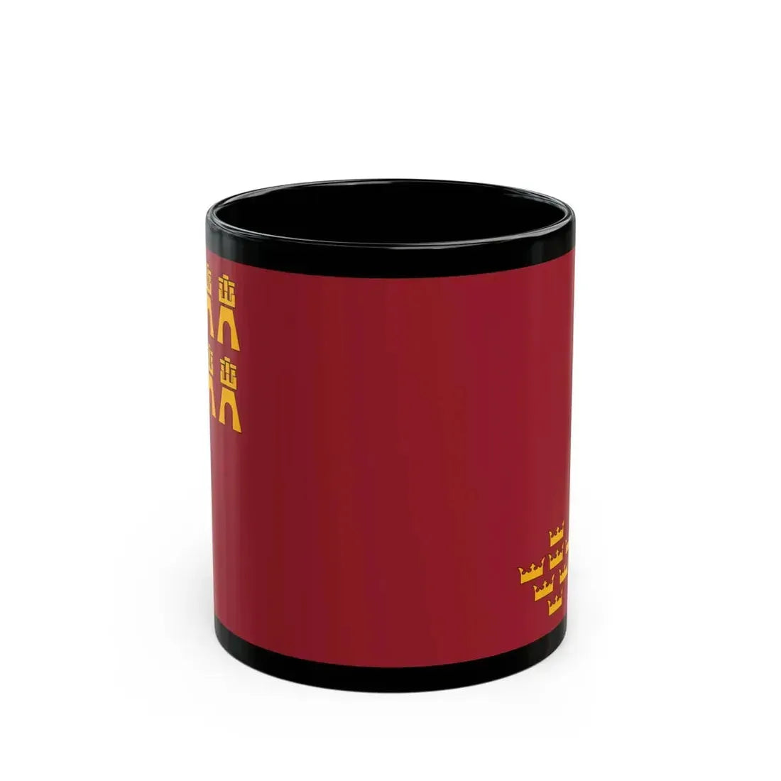 Flag of the Region of Murcia Spain - Black Coffee Mug 11oz - Go Mug Yourself