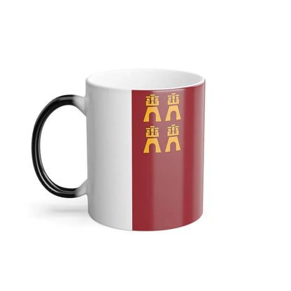 Flag of the Region of Murcia Spain - Color Changing Coffee Mug - Go Mug Yourself