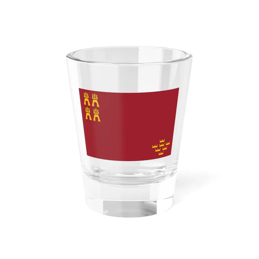 Flag of the Region of Murcia Spain - Shot Glass 1.5oz 1.5oz - Go Mug Yourself