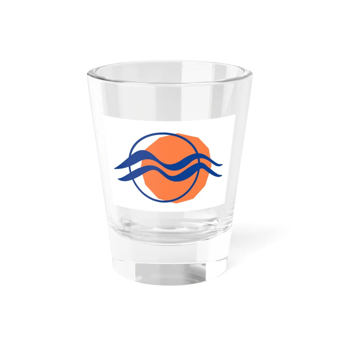 Flag of the Region of South Aegean (Greece) Shot Glass 1.5oz 1.5oz - Go Mug Yourself