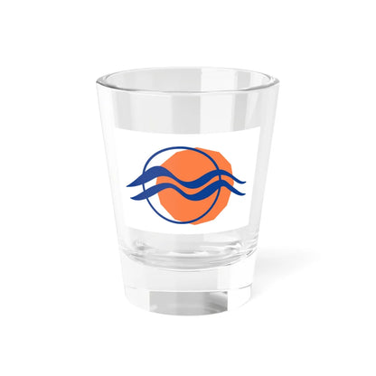 Flag of the Region of South Aegean (Greece) Shot Glass 1.5oz 1.5oz - Go Mug Yourself