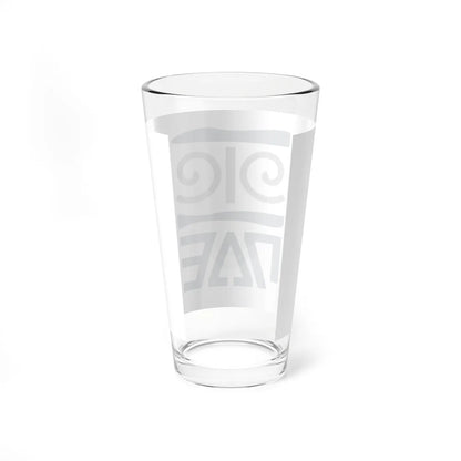 Flag of the Region of Western Greece (Greece) Pint Glass 16oz - Go Mug Yourself
