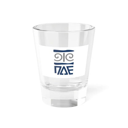 Flag of the Region of Western Greece (Greece) Shot Glass 1.5oz 1.5oz - Go Mug Yourself