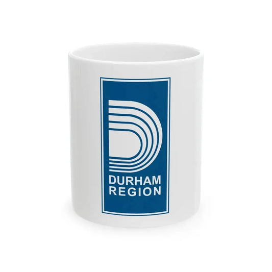Flag of the Regional Municipality of Durham (Canada) White Coffee Mug 11oz - Go Mug Yourself
