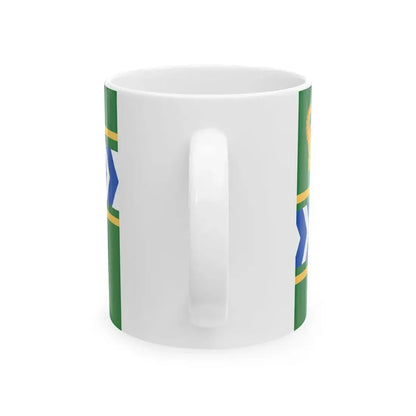 Flag of the Regional Municipality of Niagara (Canada) White Coffee Mug - Go Mug Yourself