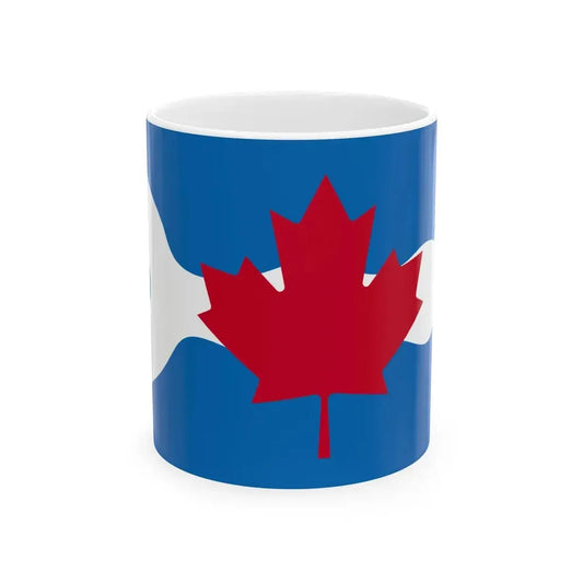 Flag of the Regional Municipality of Ottawa-Carleton (Canada) White Coffee Mug 11oz - Go Mug Yourself