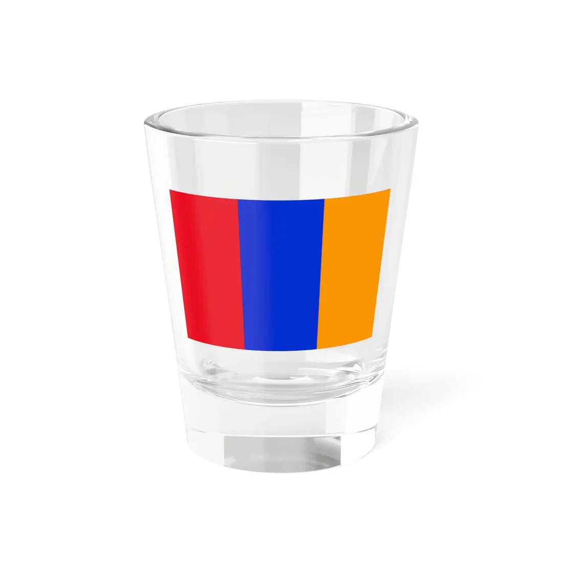 Flag of the Repubblic of Alba vertical stripes (Italy) Shot Glass 1.5oz 1.5oz - Go Mug Yourself