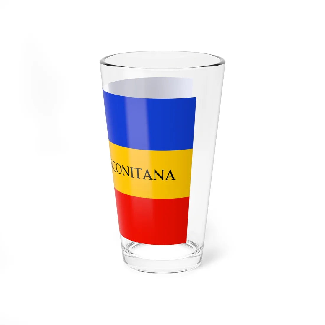 Flag of the Repubblica Anconitana (Italy) Pint Glass 16oz - Go Mug Yourself