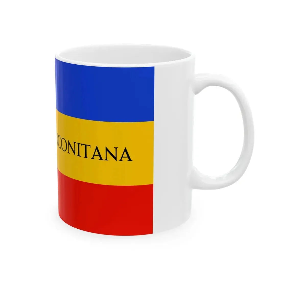 Flag of the Repubblica Anconitana (Italy) White Coffee Mug - Go Mug Yourself