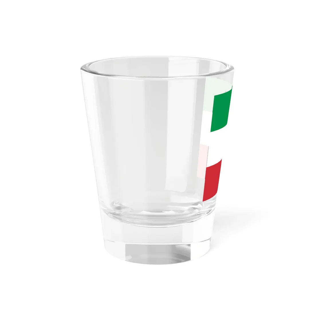 Flag of the Repubblica Cisalpina 1797-1798 (Italy) Shot Glass 1.5oz - Go Mug Yourself