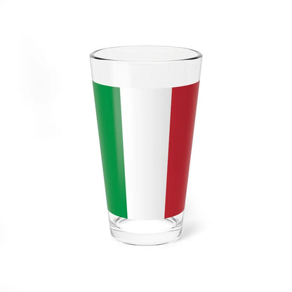 Flag of the Repubblica Cisalpina (Italy) Pint Glass 16oz 16oz - Go Mug Yourself