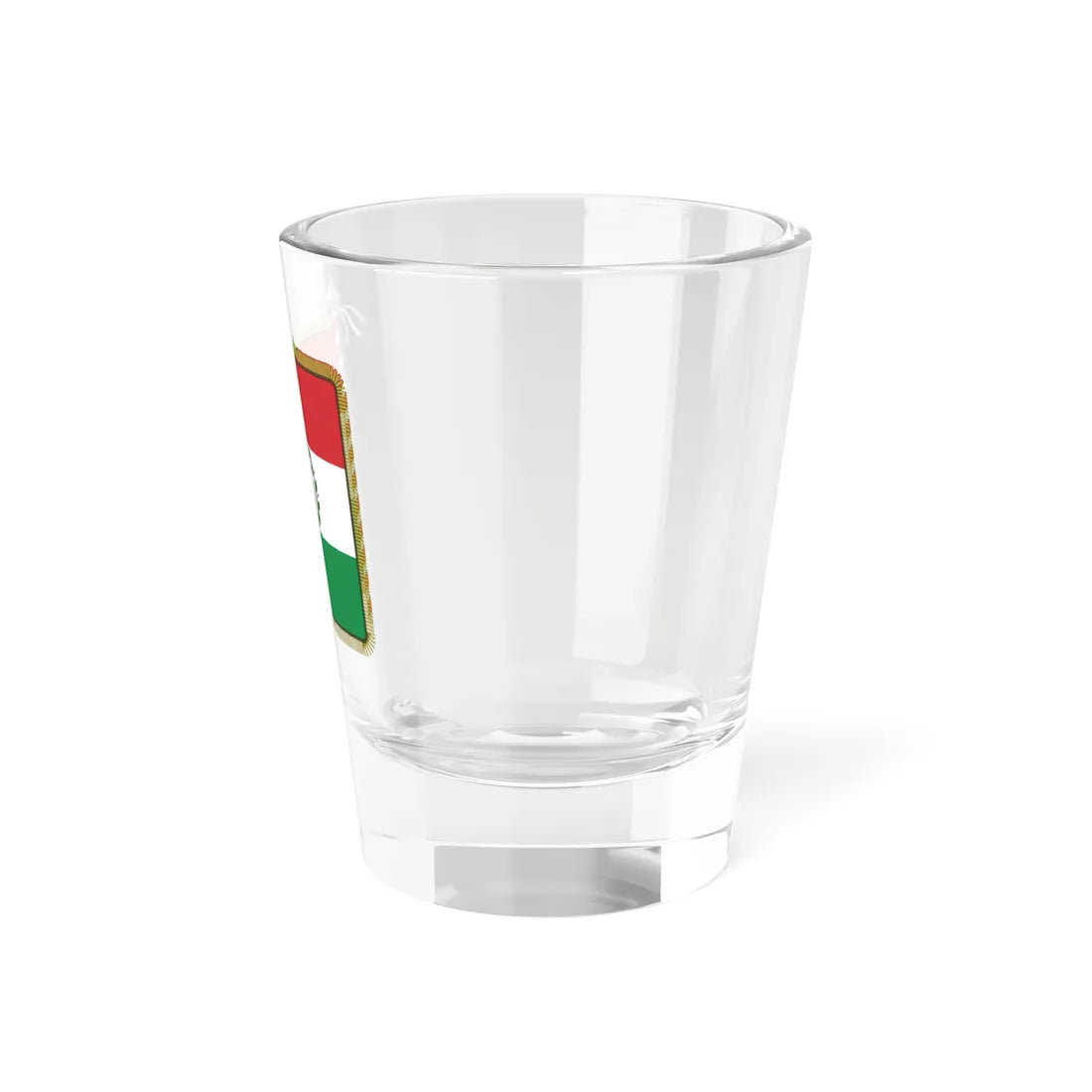 Flag of the Repubblica Cispadana (Italy) Shot Glass 1.5oz - Go Mug Yourself