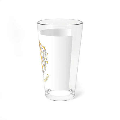 Flag of the Repubblica Cremasca (Italy) Pint Glass 16oz - Go Mug Yourself