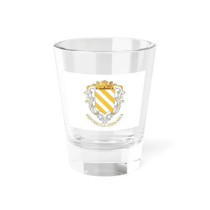 Flag of the Repubblica Cremasca (Italy) Shot Glass 1.5oz 1.5oz - Go Mug Yourself