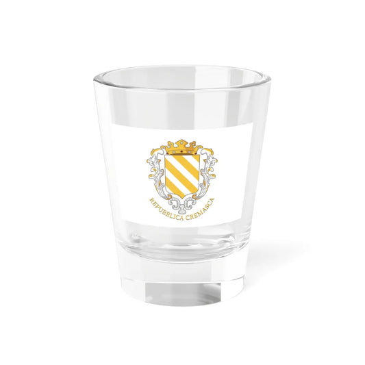 Flag of the Repubblica Cremasca (Italy) Shot Glass 1.5oz 1.5oz - Go Mug Yourself