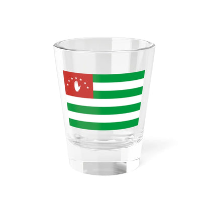 Flag of the Republic of Abkhazia 3-2 Shot Glass 1.5oz 1.5oz - Go Mug Yourself