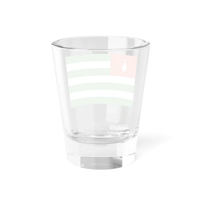 Flag of the Republic of Abkhazia 3-2 Shot Glass 1.5oz - Go Mug Yourself