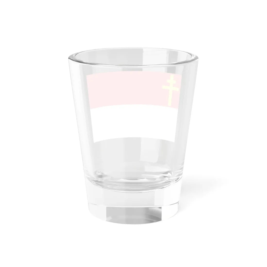 Flag of the Republic of Alsace-Lorraine (Belgium) Shot Glass 1.5oz - Go Mug Yourself