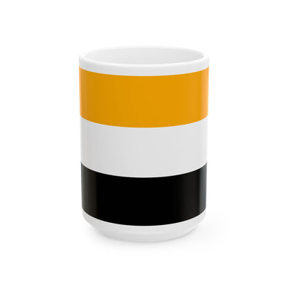 Flag of the Republic of Cabinda (Angola) White Coffee Mug-15oz-Go Mug Yourself