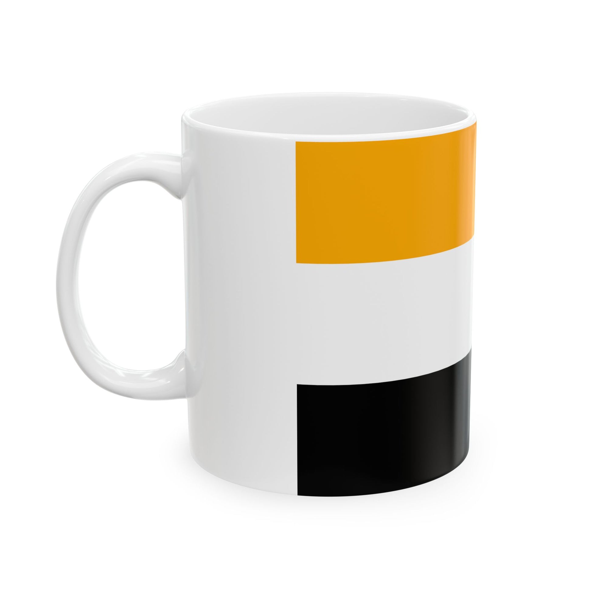 Flag of the Republic of Cabinda (Angola) White Coffee Mug-Go Mug Yourself