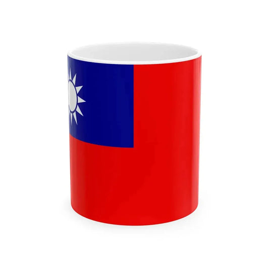 Flag of the Republic of China 1-2 (China) White Coffee Mug 11oz - Go Mug Yourself