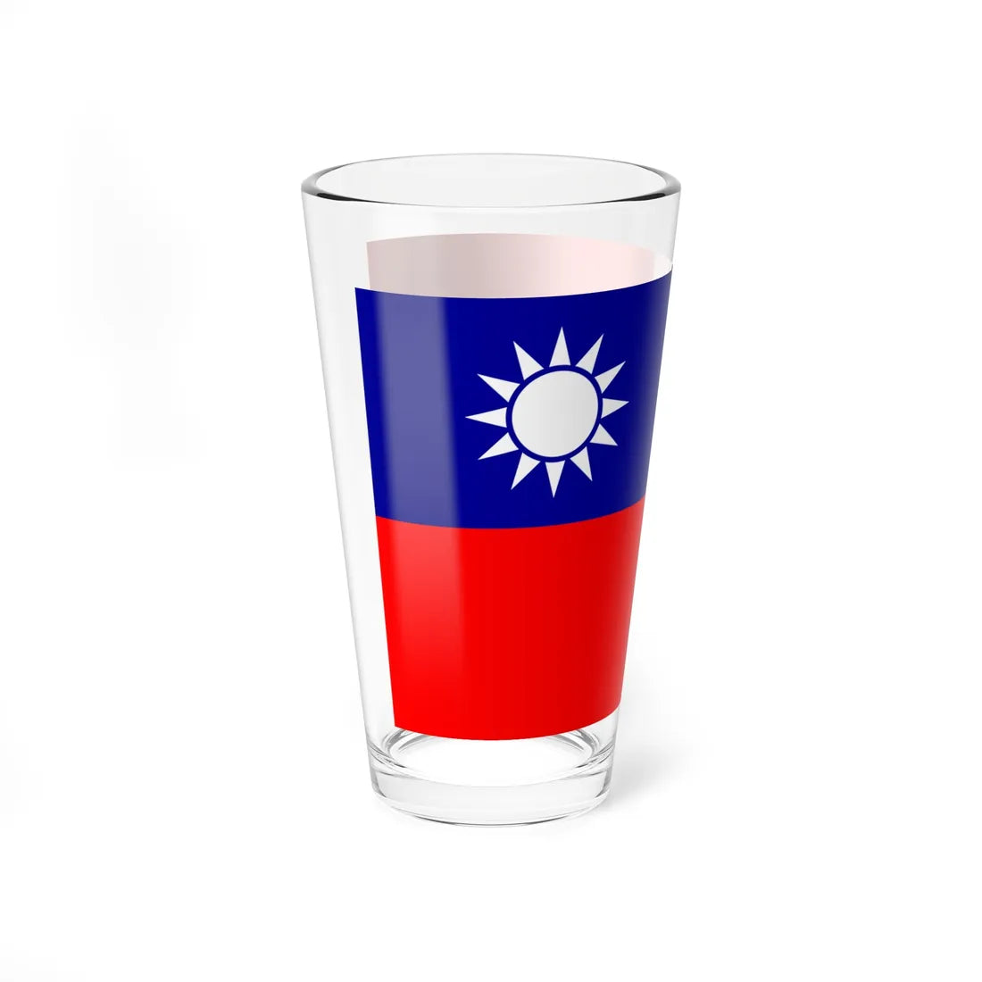 Flag of the Republic of China 3-5 (China) Pint Glass 16oz - Go Mug Yourself