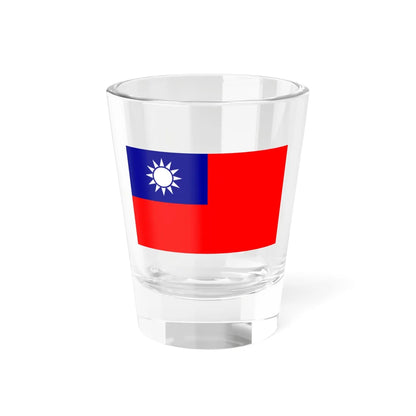 Flag of the Republic of China 3-5 (China) Shot Glass 1.5oz 1.5oz - Go Mug Yourself