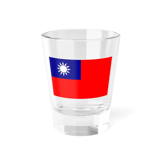 Flag of the Republic of China 3-5 (China) Shot Glass 1.5oz 1.5oz - Go Mug Yourself