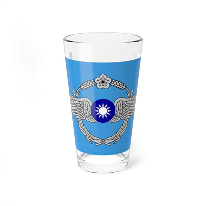 Flag of the Republic of China Air Force (China) Pint Glass 16oz 16oz - Go Mug Yourself