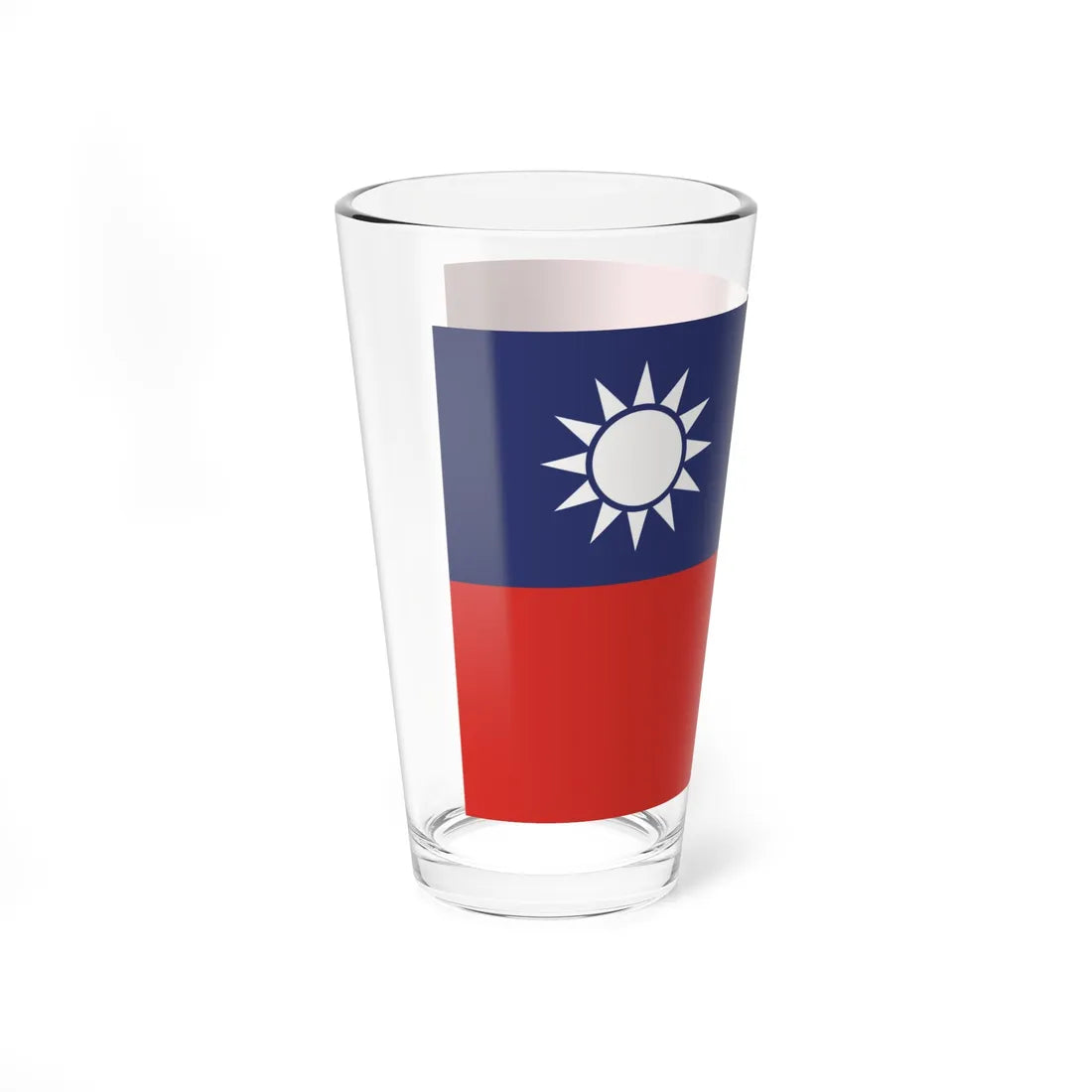 Flag of the Republic of China alternate shade 3 (China) Pint Glass 16oz - Go Mug Yourself
