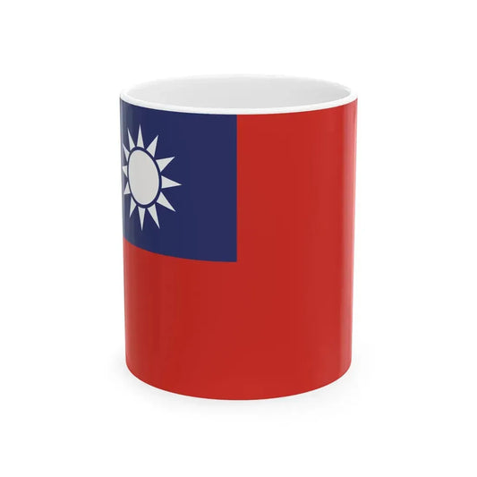 Flag of the Republic of China alternate shade 3 (China) White Coffee Mug 11oz - Go Mug Yourself