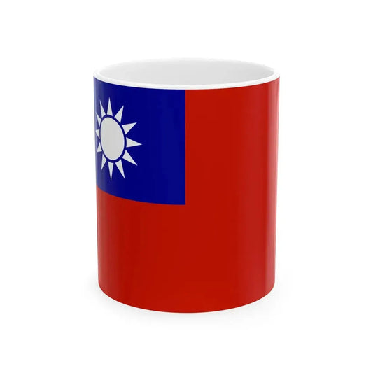 Flag of the Republic of China alternate shade 5 (China) White Coffee Mug 11oz - Go Mug Yourself